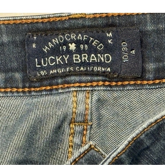 Lucky Brand Womens Jeans 10 30 Lolita Skinny Low Rise Denim Blue Y2K 31x28 - Picture 5 of 7
